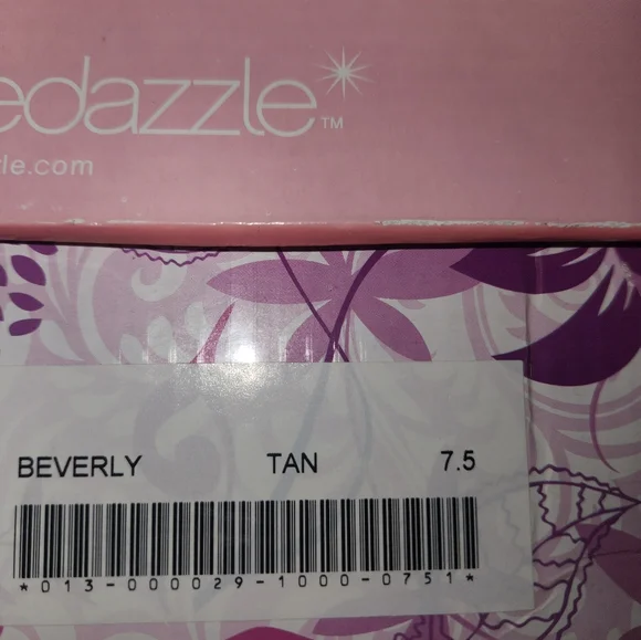 Women's Tan Peep Toe 4in High Heels By Shoe Dazzle Sz 7.5 - Picture 11 of 15